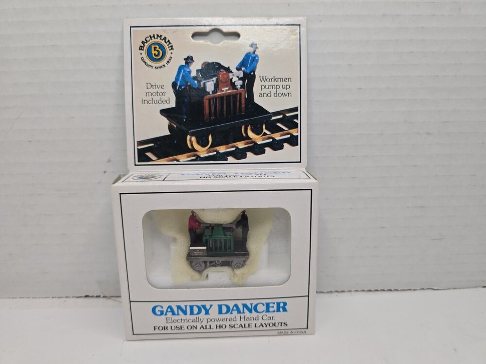 Vintage HO Train Bachmann Gandy Dancer Track Workers Electric Pwd BB3